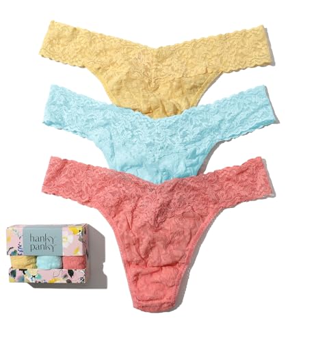 Image of hanky panky ORG THG 3PK PRNT BOX