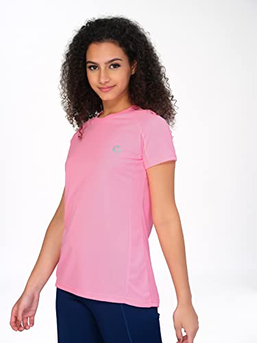 Image of TECHNOSPORT Women's 100% Polyester Regular Fit T-Shirt