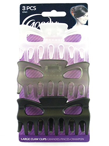 Goody Classics Large Claw Hair Clips - 3 Pcs.