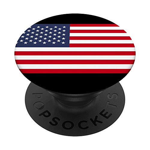 Vintage Drapeau États Unis Rétro Américain PopSockets PopGrip - Support et Grip pour Smartphone/Tablette avec un Top Interchangeable Cover