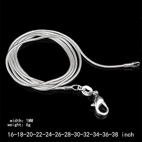 Chaîne Serpent fine de 1mm : le cadeau idéal avec breloque pour un mariage mémorable