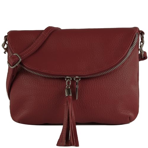 Petit sac à bandoulière en cuir italien élégant et léger