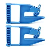 2pcs Mat Movers Tool Mat Grippers Heavy Duty Stall Mats Handlers for Horse Mats (Color:Blue)