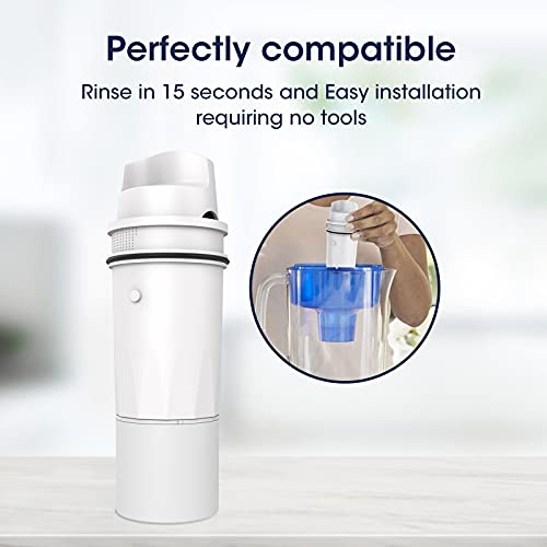 Crystala Filters Replacement For Pur Ppf951K Water Filter, Compatible With Ppf951K, Crf-950Z, Ppf900Z, Ppt700W, Cr-1100C, Ds-1800Z, Cr-6000C, Ppt711W, Ppt711, Ppt710W, Ppt111W, Ppt111R, 3 Packs #TOP4