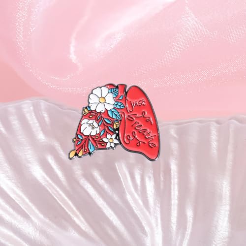 Image of Uterus Pin Medical Obgyn Pins Stethoscope Brooch Medicine Symbol Lung Brooch for Gynecologist Medical Doctors Nurse Gifts Jewelry
