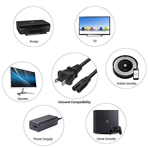 image for Superer UL Listed 18 AWG Power Cord Cable Replacement for Bose SoundTo
