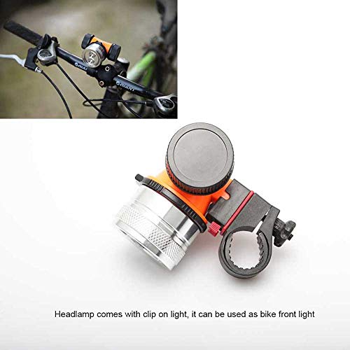 Proforus Diving Headlamp For Underwater, Scuba Dive Head Light With Xm-T6 White Light & Purple Uv Light Dive Headlight Waterproof Head Torch For Diving Night Fishing Scorpions Hunting(Double Leds) #TOP6