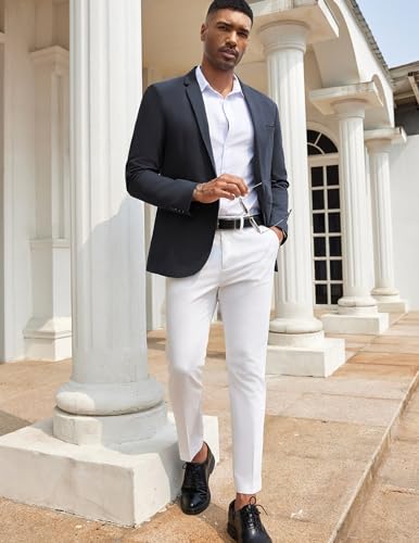 COOFANDY Men's Casual Blazers Sport Coats Slim Fit Cotton Sport Jackets 1 Button Lightweight Suit Jackets4