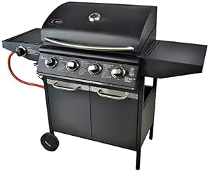 ACTIVA Grill Gasgrill Grillwagen 5 Brenner (12, 8 kW + 3, 2 kW) BBQ Barbeque Gas-Grill mit Deckel