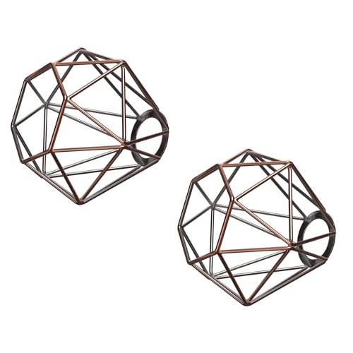 ledscom.de 2 pièces abat-jour cage, bronze, 155mm Ø