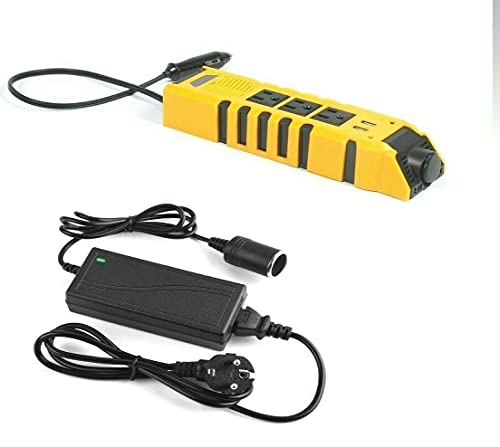 Transformador de Corriente y hercios Cambia de 220V y 50 HZ a 110V y 60HZ para Usar en Europa Equipos Americanos de 110 voltios hasta 120W, Especial para Usar maquinas de peluqueros