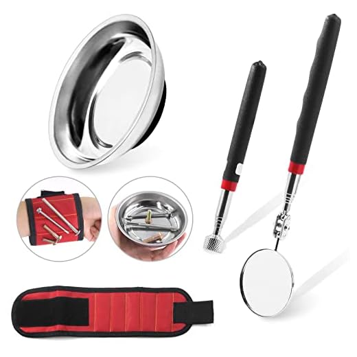 Glarks 4-Piece Magnetic Pickup Tool Set