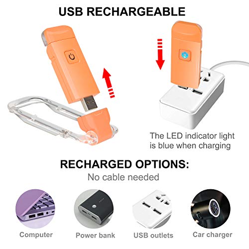 HONWELL LED Luce per libro con clip, Luce da