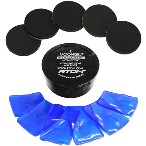 RTOM Moongel amortisseurs de batterie lot de 6 idéal pour studio et répétitions