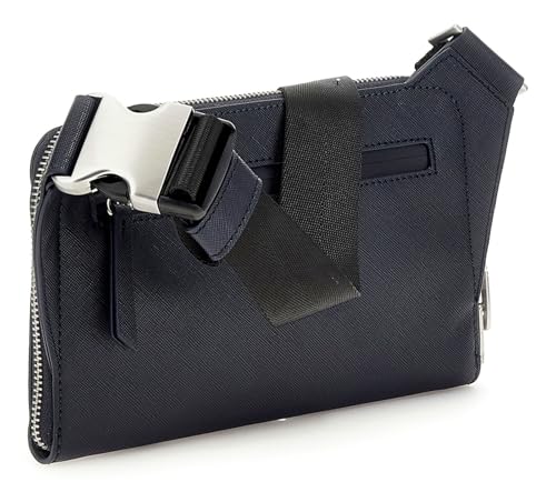 GUESS Milano Flat Bumbag Dark Blue protège vos objets avec élégance - 2