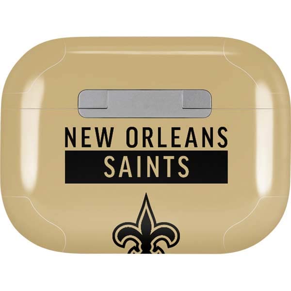 Skinit Decal Audio Skin Compatible with AirPods Pro 2nd Gen - Officially Licensed NFL New Orleans Saints Gold Performance Series Design