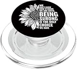 white sunflower ribbon lung cancer awareness popsockets popgrip per magsafe