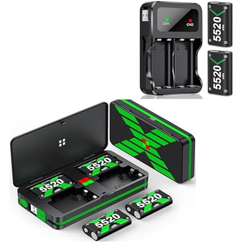 DXKK Rechargeable Battery for Xbox Series X/S Controller, Controller Battery Pack for Xbox One/One S/X/Elite Cover