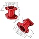 Luftansaugkrümmer, KIMISS 22 Mm CNC-Aluminiumlegierung, Luftansaugkrümmermanschette für Moto Mini Bike Go Kart VM22 Vergaser (rot)