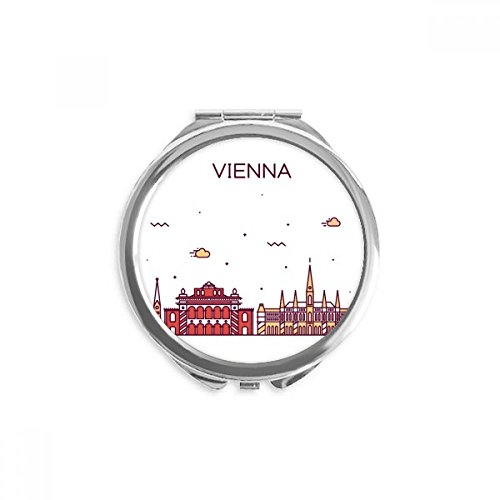 Miroir portable de poche Vienne Autriche fini les miroirs cassés dans le sac