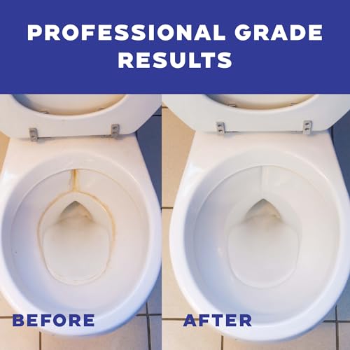 Image of Don Aslett Safety Foam Toilet Bowl Cleaner (32 Oz Bottle, Pack of 2) Acidic Detergent and Deodorizer | Cleans Hard Water and Mineral Stains in Porcelain Toilets