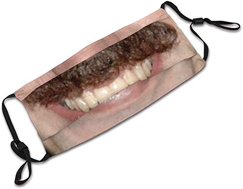 Borat face Mask Reusable Face Bandanas Adjustable Washable Protection Against Dust Outdoor Scarf-Black-made in usa,christmas decor dog toys print