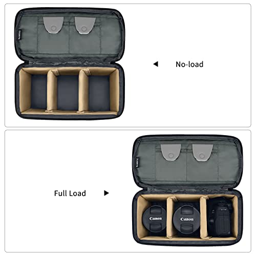 Kattee Camera Insert Bag, Dslr Slr Padded Case Shockproof For Travel #TOP3