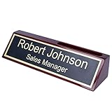Wood Business Desk Name Plate...