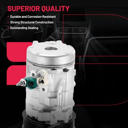 BDFHYK 178313 Air Conditioning A/C Compressor with Clutch Compatible with Ram 2500 3500 4500 5500 6.7L 2011-2023 Replacement 55111-444AB, RL111-444AB, R5111-444AB