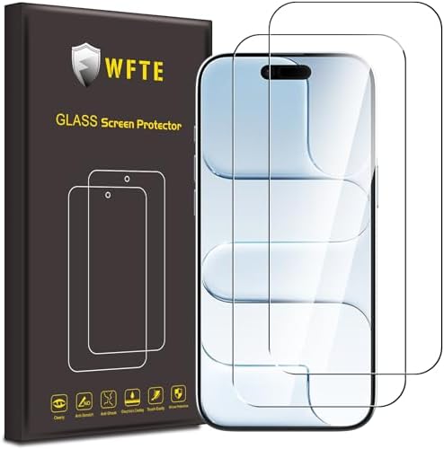 WFTE [Lot de 2 Verre Trempé pour iPhone 17 Air, 0,26mm Film de Pr...