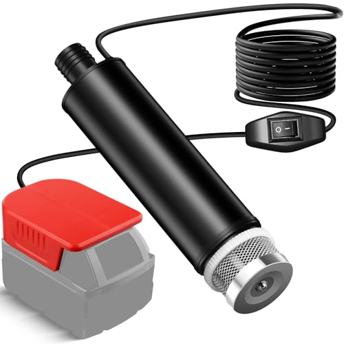 Image of Cordless Submersible Water Pump for Milwaukee M-18 18V Battery,635GPH Portable Transfer Water Pump for Camping Tub Garden RV Pond Draining Job Sites(No Battery)