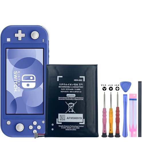 Switch Lite Battery, HDH-003 3.8V 3570mAh Replacement for Switch Lite Game Player Battery, Part Number HDH-003 with Repair Tool Kit (Not for Switch Console)