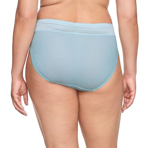 Image of Warner's Women's No Pinching, No Problem Dig-free Comfort Wait With Lace Microfiber Hipster 5609j