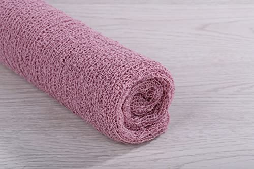 Image of Coberllus Newborn Baby Photo Props Wrap Cloth Blanket Swaddle for Boys Girls Photography Shoot (Purple Pink)