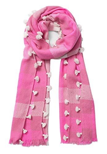 Club Monaco Women's Jarne Wool Scarf, Pink Mix2