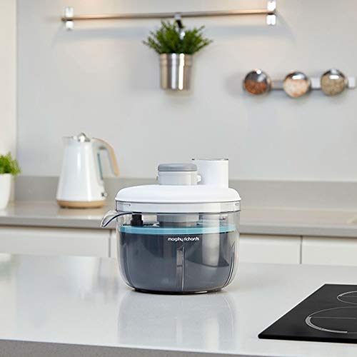 Morphy Richards 401012 Prepstar Food Processor for Innovative Meal Prep with All in One Easy Storage Solution, BPA Free Mixing Bowl, 350 W, White - Image 5