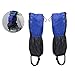 Veesper 1Pair Snow Ankle Gaiters, Waterproof Breathable Lightweight Leg Boot Hiking Gaiters Boot Gaiters Running Gaiters Outdoor Gaiters for Kids Child Sapphire
