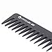 HYOUJIN 601 Black Carbon Wide Tooth Comb Detangling Comb Detangler Hair Comb for Long Wet hair Hair Straighten Curly Hair 230℃ Heat Resistan