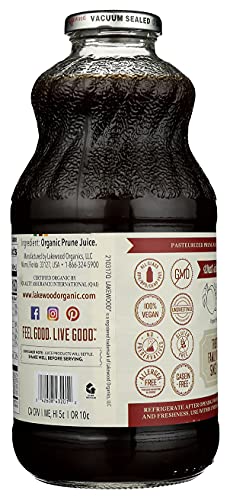 Lakewood Organic Pure Prune, 32 Fl Oz (Pack Of 6) #TOP1