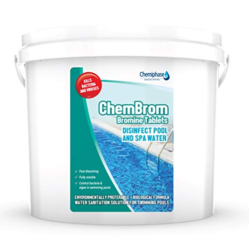 Chemiphase 5Kg Bromine Tablets 20g - Swimming Pool, Hot Tub, Spa Chlorine Alternative