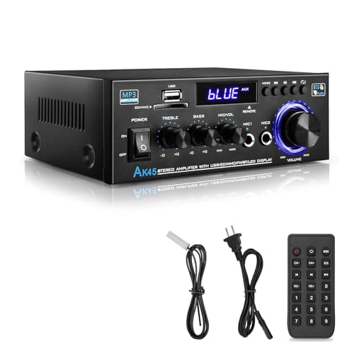 KKMOL AK45 Amplificatore HiFi Mini Bluetooth 400W