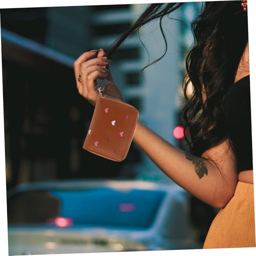 BESPORTBLE Multi-Card Zipper Wallet for Women Cute Portable Coin Purse Mini Wallet for Girls Compact Storage for Cards and Change for Students and Daily Use4