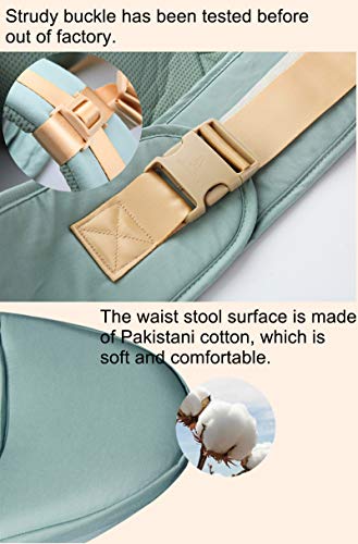 ThreeH Babydrager met heupzitje, cool mesh en capuchon voor peuters, ergonomisch, 6-in-1 afneembaar voorpaneel BC28… - Image 8