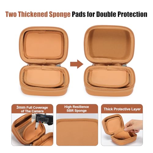 Estuche Protector para Cámara Digital Pequeña Marrón miniatura 4