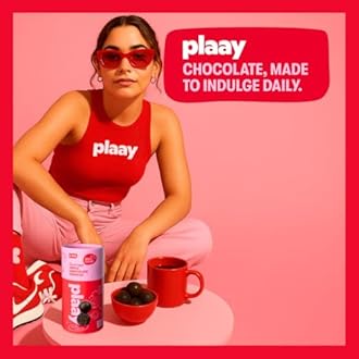 Plaay Triple Chocolate Truffles – Rich Dark Chocolate with Chocolate Chips & Cocoa Nibs – Clean Ingredients, Guilt-Free Indulgence, Keto-Friendly and Made with Premium Ingredients – 30g