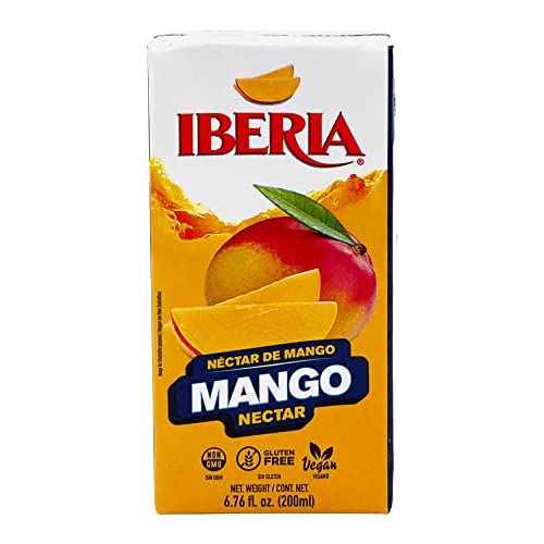 Iberia Mango Nectar, 6.8 fl oz (Pack of 24)