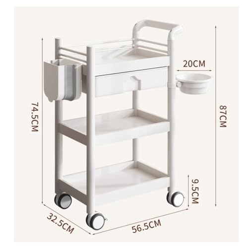 Chariot à outils pour salon de coiffure et chariot de traitement médical multi-usages - 3