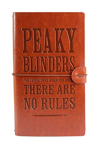 Grupo Erik Peaky Blinders Travel Journal | PU Leather Journal Notebook | Diary Journal | Peaky Blinders Notebook | Peaky Blinders Gifts | Peaky Blinders Merchandise