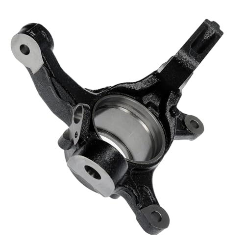 Image of Detroit Axle - Front Left Steering Knuckle for Toyota Camry Sienna Avalon Solara Lexus ES300, Replacement 1999 2000 2001 Driver Side Steering Knuckle Assembly