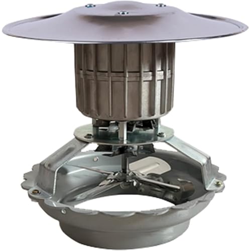 WYWY Ventilador de Chimenea Doméstico 120W, Extractor de Humo Eléctrico con Tiro Potente para Cabaña BBQ, Estufa Térmica, Hogar y Horno de Leña(B)